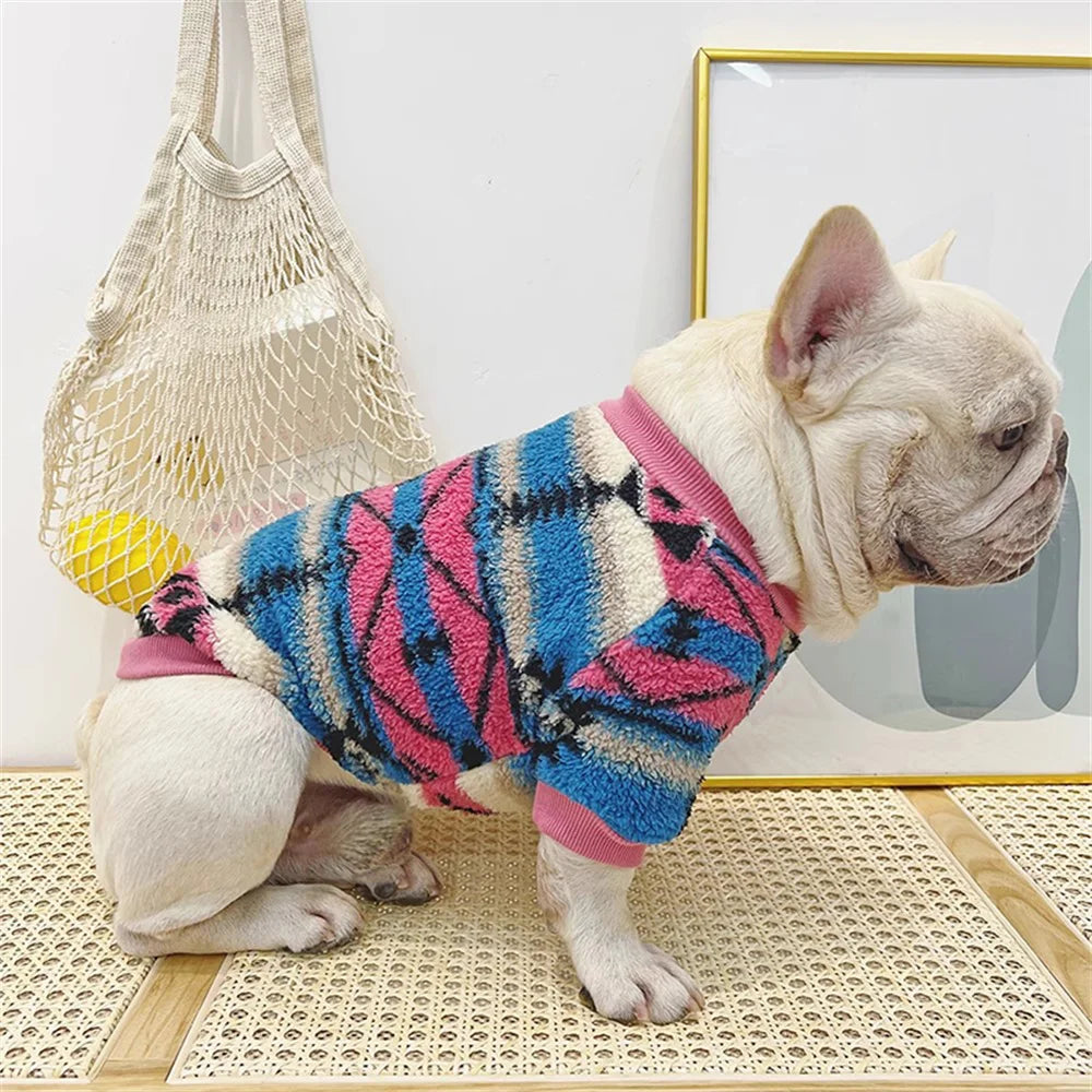 Cozy and Stylish Fashion French Bulldog Sweater - Perfect Warmth for Your Small Dog This Autumn/Winter!