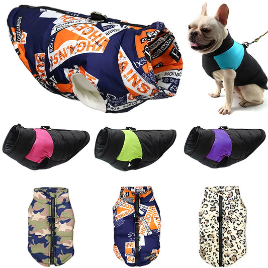Cozy & Stylish Waterproof Dog Jacket for All Breeds - Perfect for Autumn and Winter Adventures!