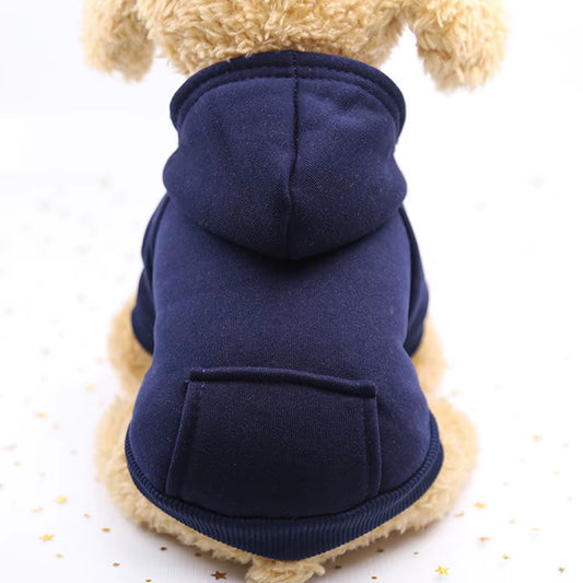Cozy & Stylish Dog Winter Hoodie - Perfect for Small to Medium Breeds like Chihuahuas and French Bulldogs